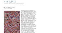 Desktop Screenshot of mckenziefineart.com