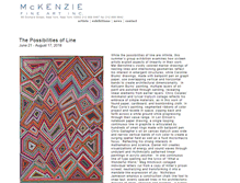 Tablet Screenshot of mckenziefineart.com